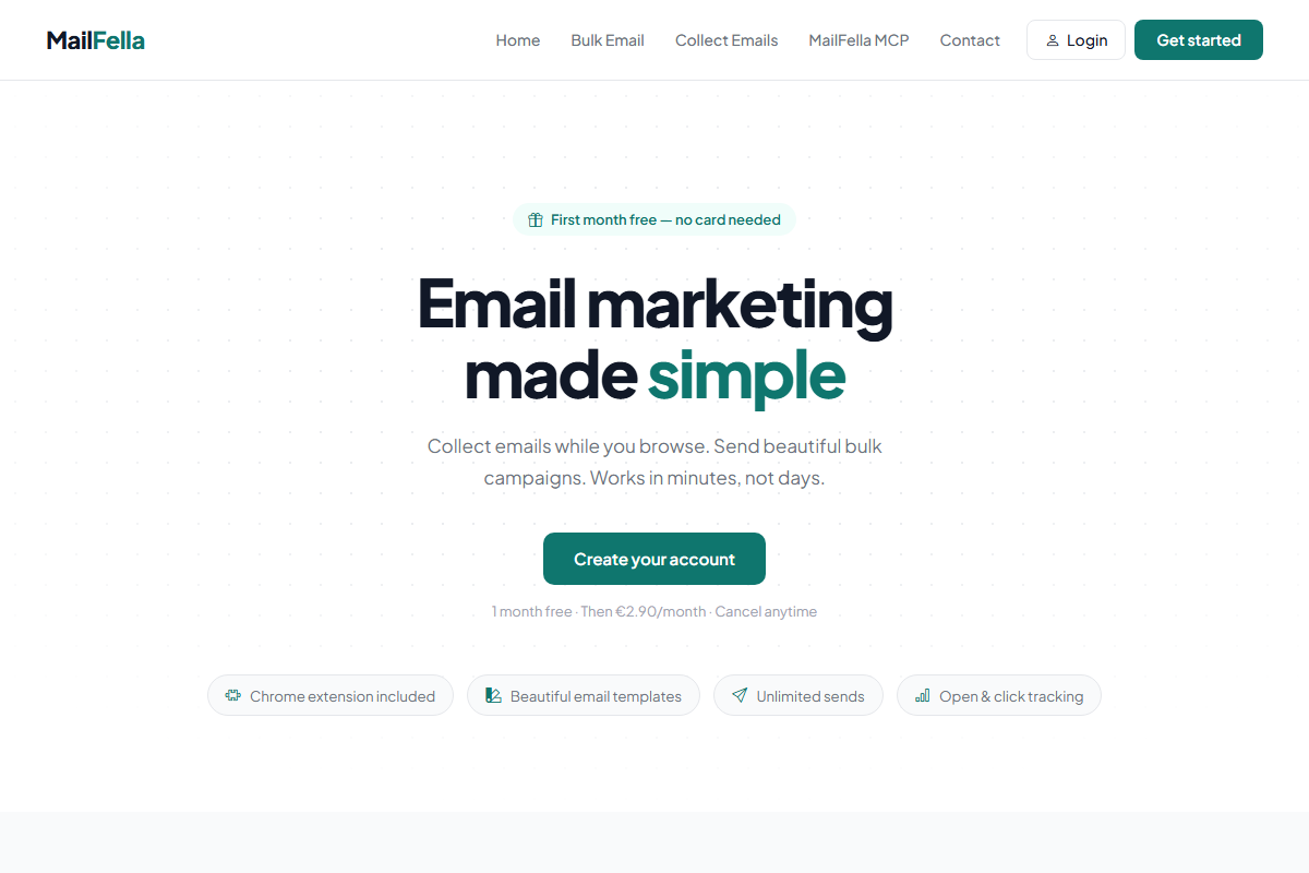 MailFella screenshot