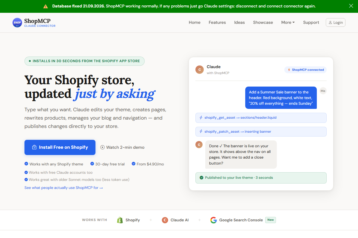 ShopMCP screenshot